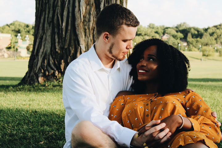 Black and White couple